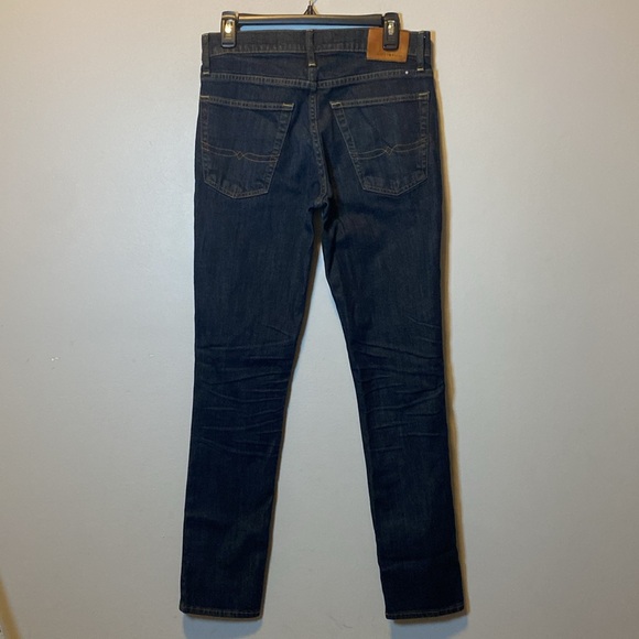 Lucky Brand Jeans Men 31x32 Rebel Super Skinny Dark Blue Wash Denim Cotton Blend - Picture 12 of 17
